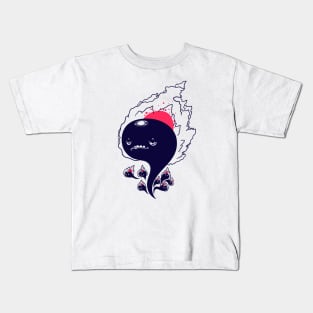 Flaming Squiggles Kids T-Shirt